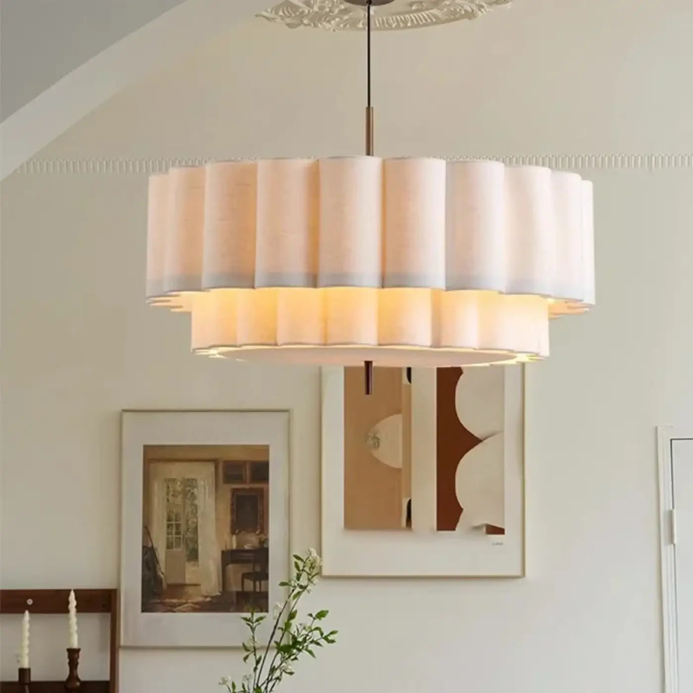 Suspension Luminaire Moderne en Tissu - Minabe