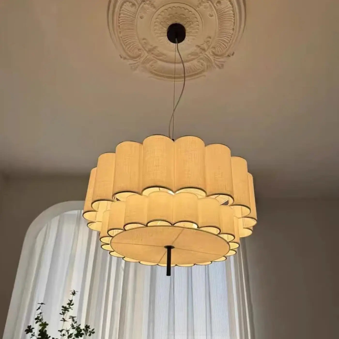 Suspension Luminaire Moderne en Tissu - Minabe