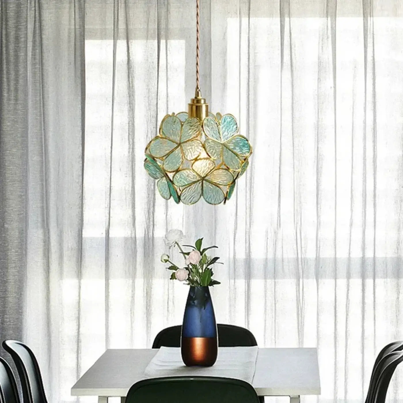 Suspension Luminaire Moderne en Verre - Floreal