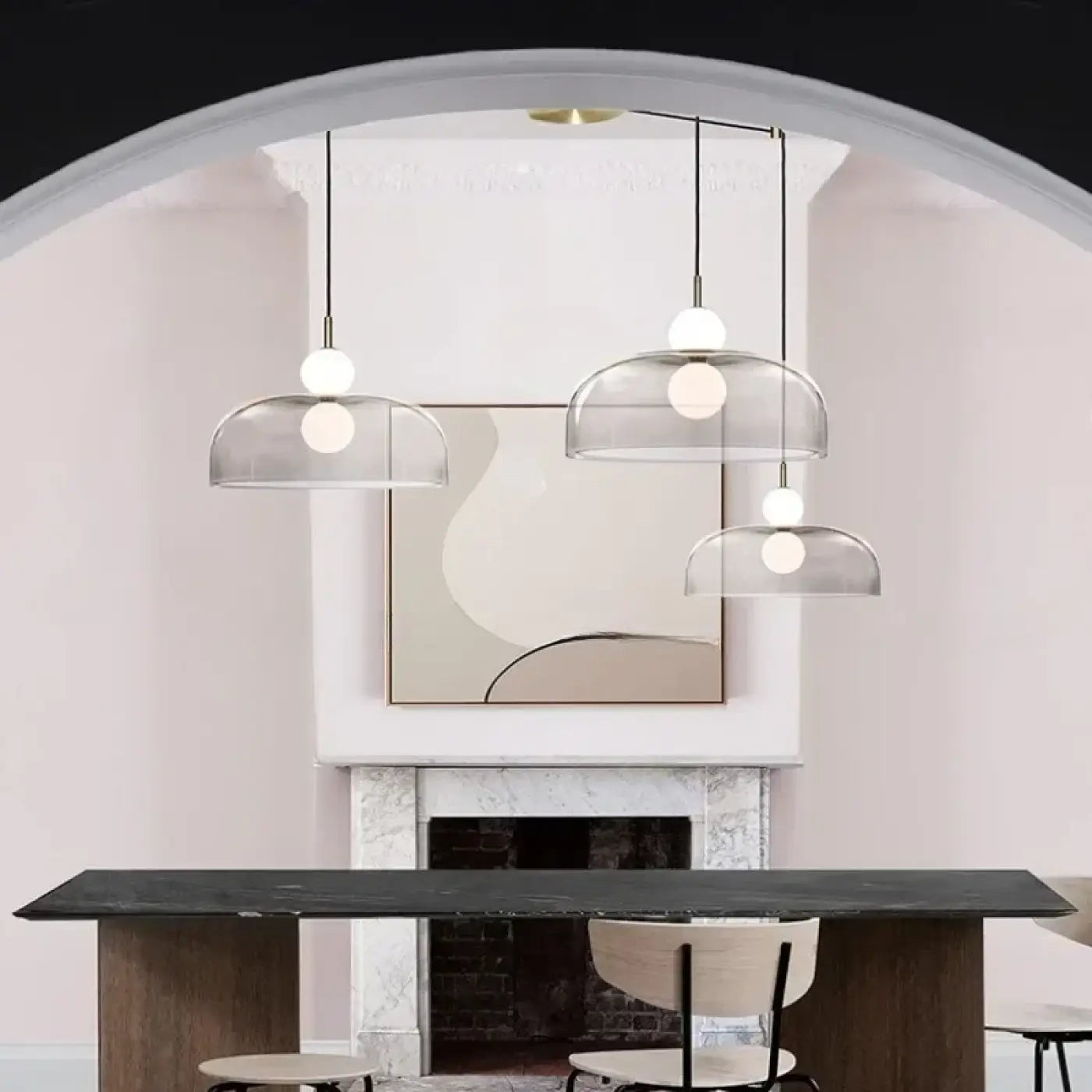 Suspension Luminaire Moderne en Verre - Taonu