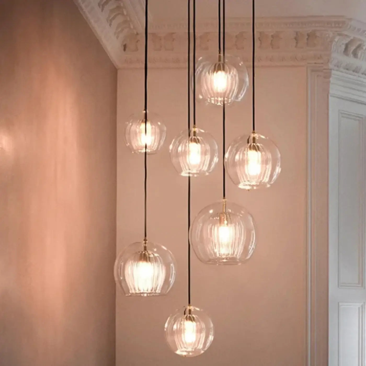 Suspension Luminaire Moderne en Verre - Sayes