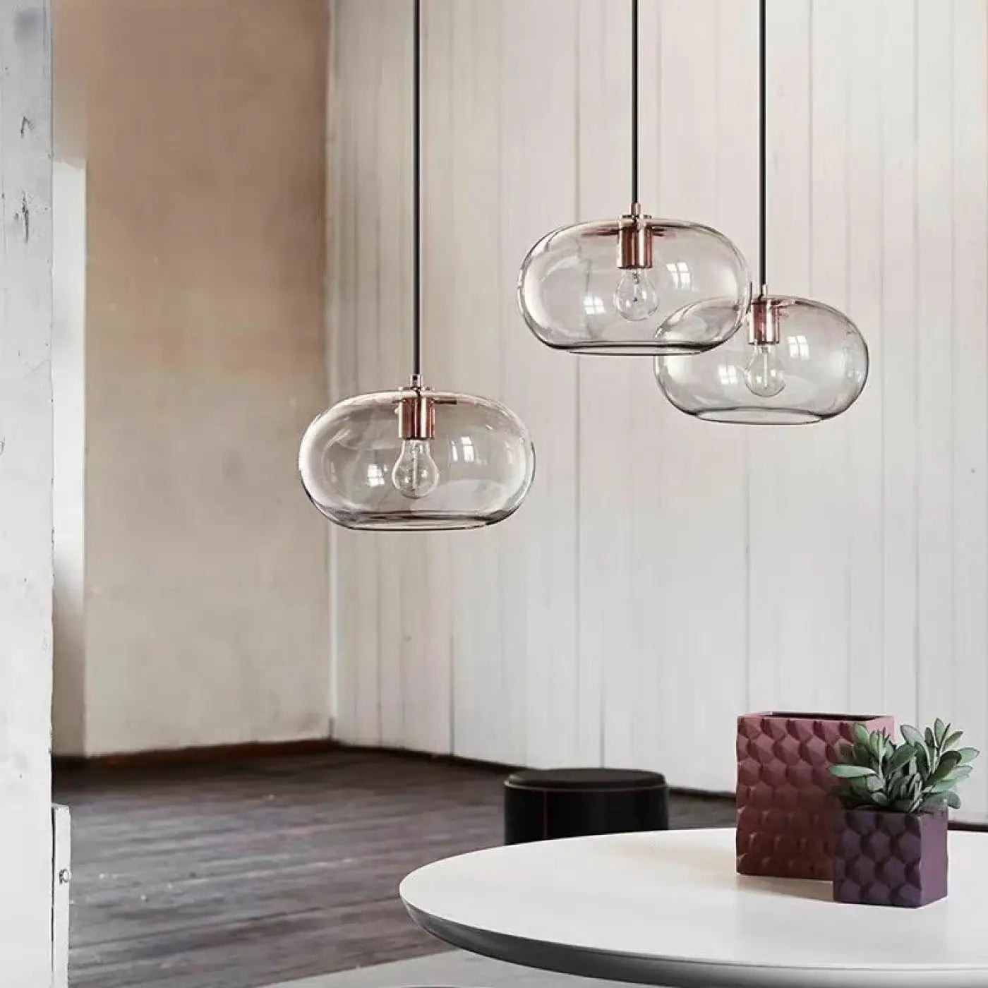 Suspension Luminaire Moderne en Verre - Sietra