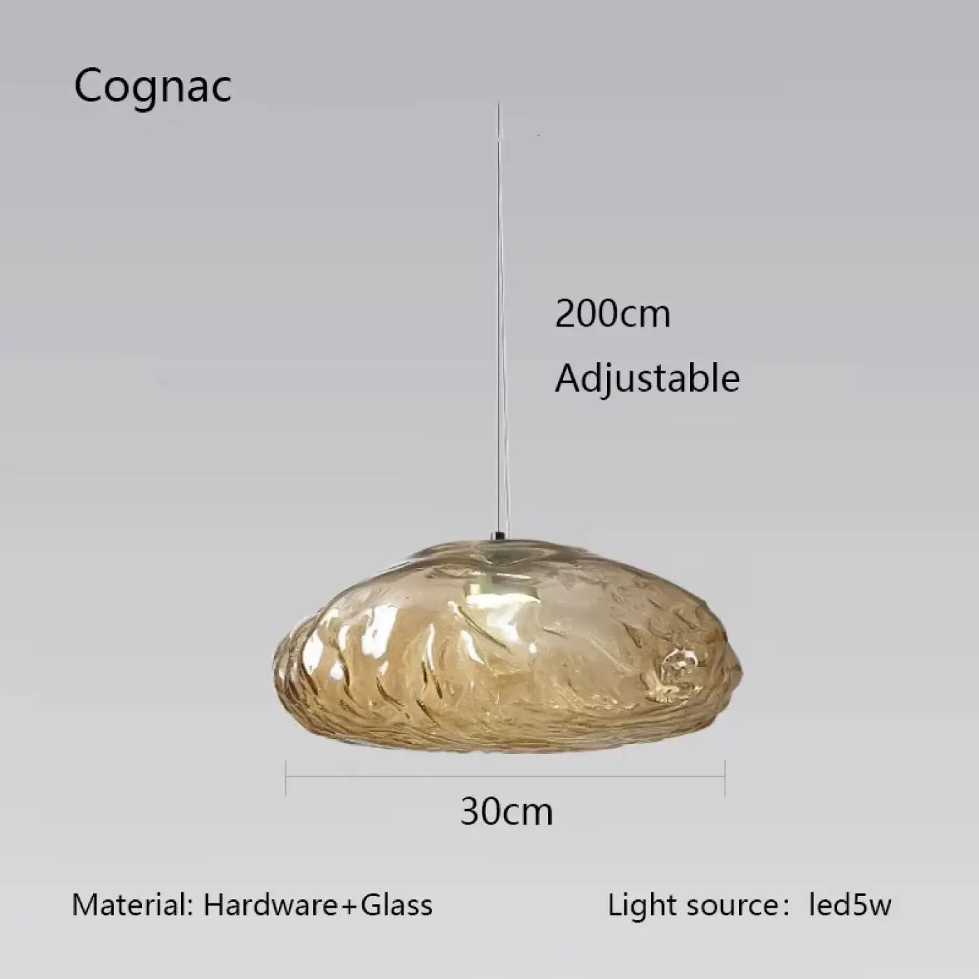 Suspension Luminaire Moderne en Verre - Gancos