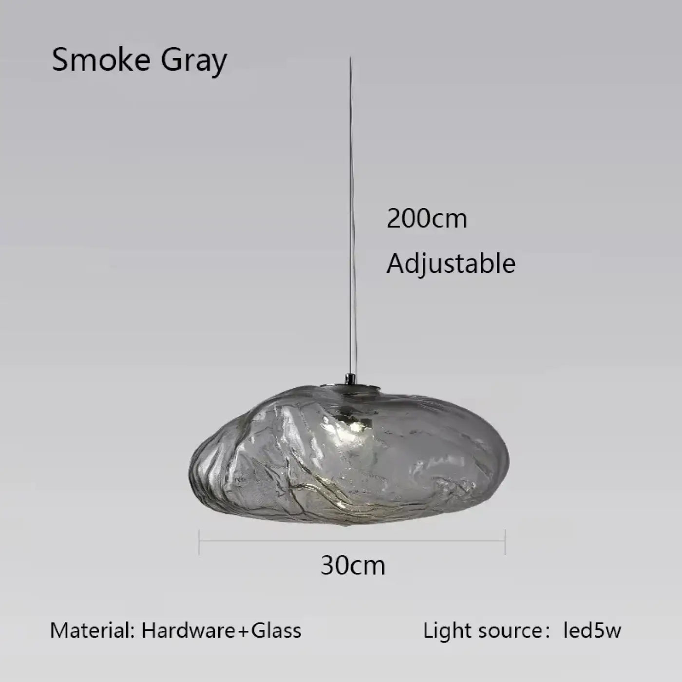 Suspension Luminaire Moderne en Verre - Gancos