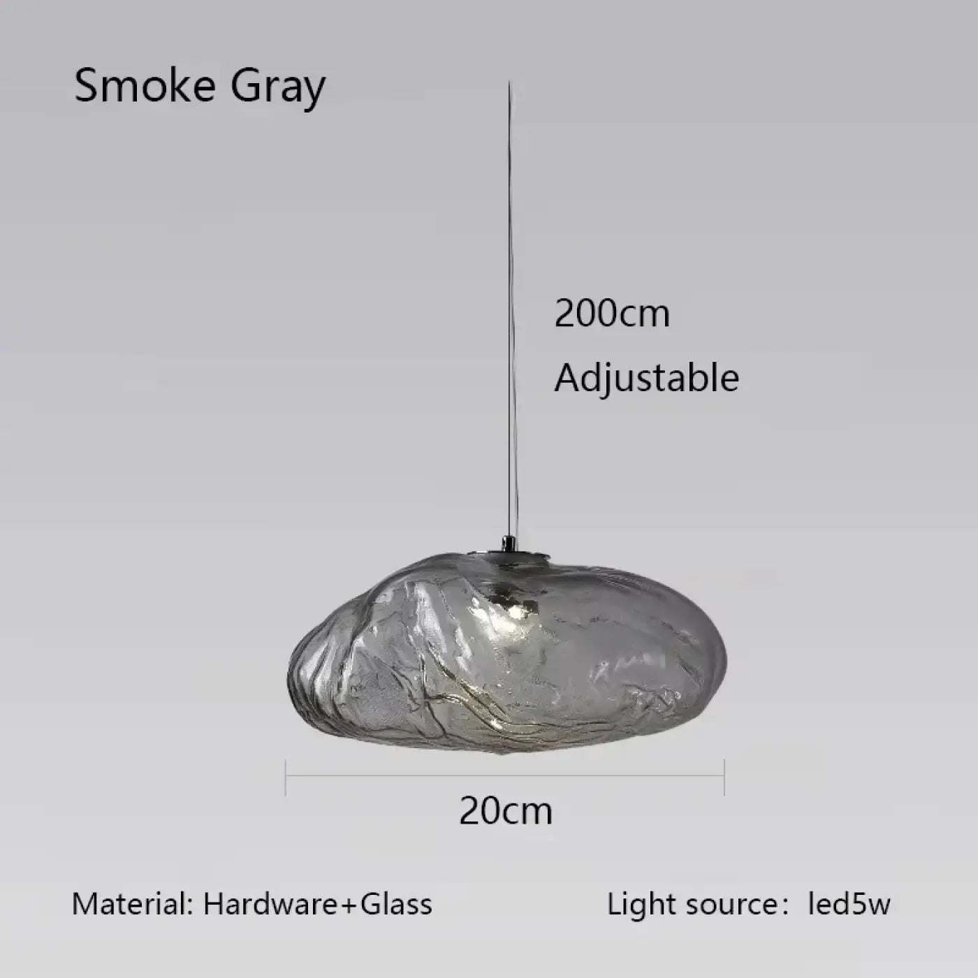 Suspension Luminaire Moderne en Verre - Gancos