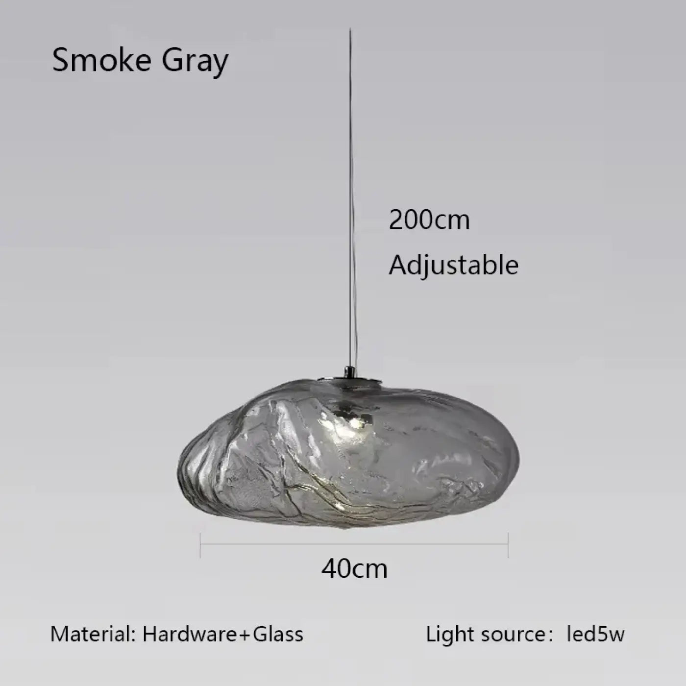 Suspension Luminaire Moderne en Verre - Gancos