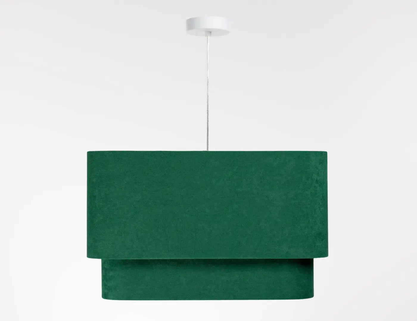 Suspension Luminaire Moderne - Kwadro Duo Velour (Vert)
