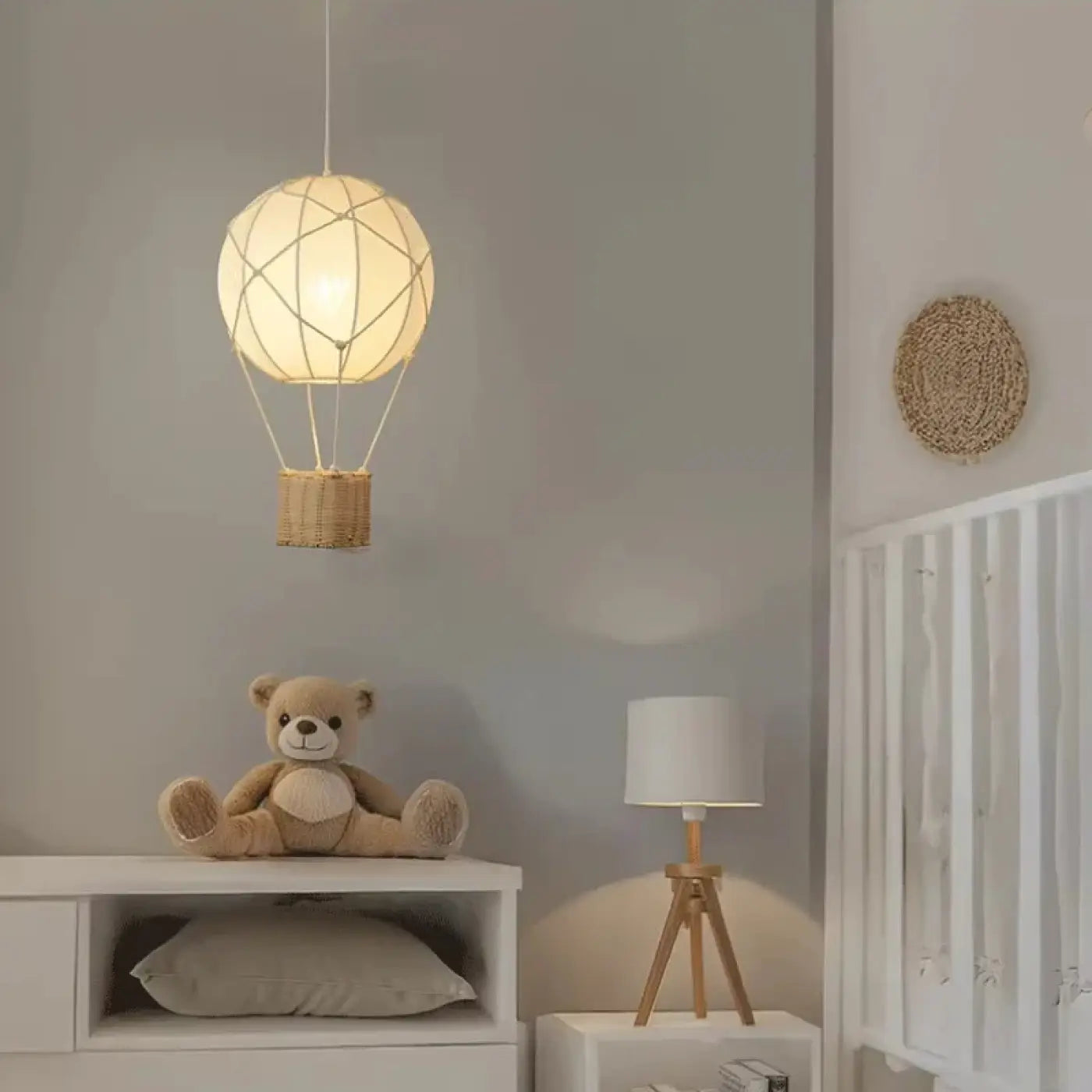 Suspension Luminaire Design en Rotin - Fiere