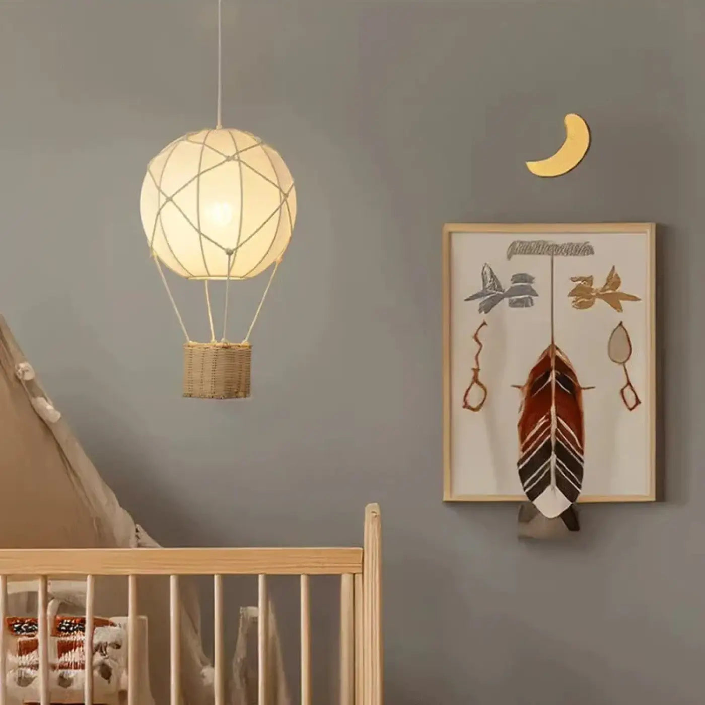 Suspension Luminaire Design en Rotin - Fiere
