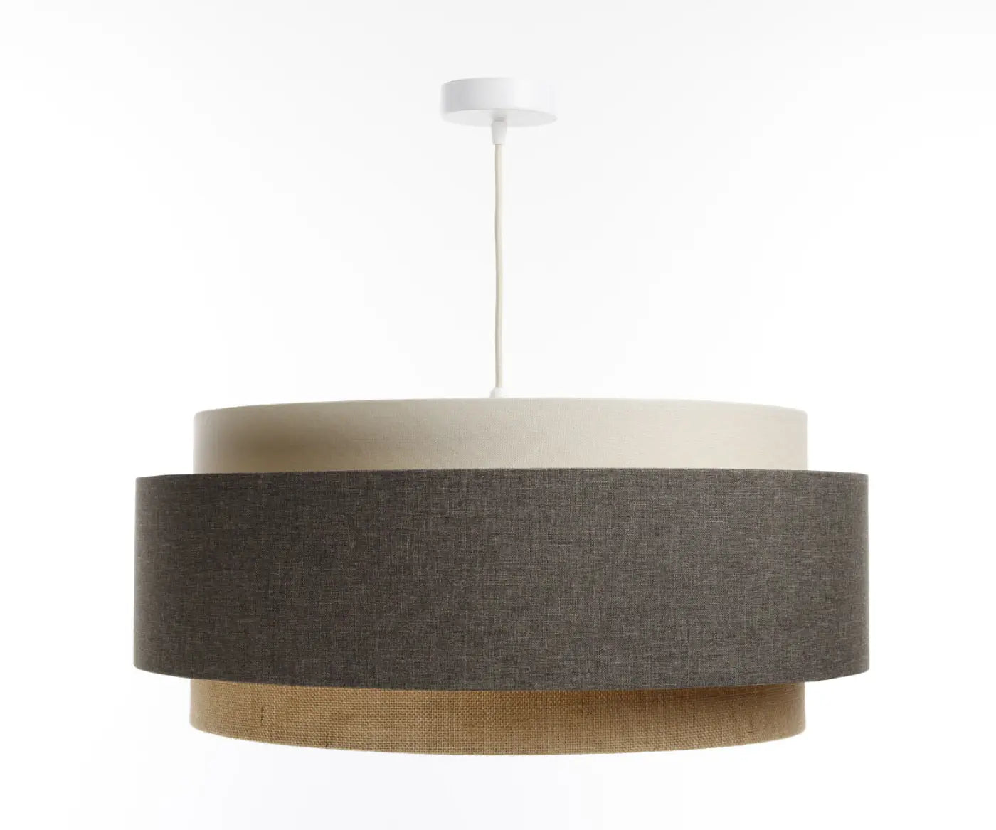 Suspension Luminaire Chic - Doblo Boho Elegant (Beige/ Graphite/ Ecru)