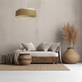 Suspension Luminaire Design - Doblo Boho Elegant (Moutarde/ Crème/ Ecru)