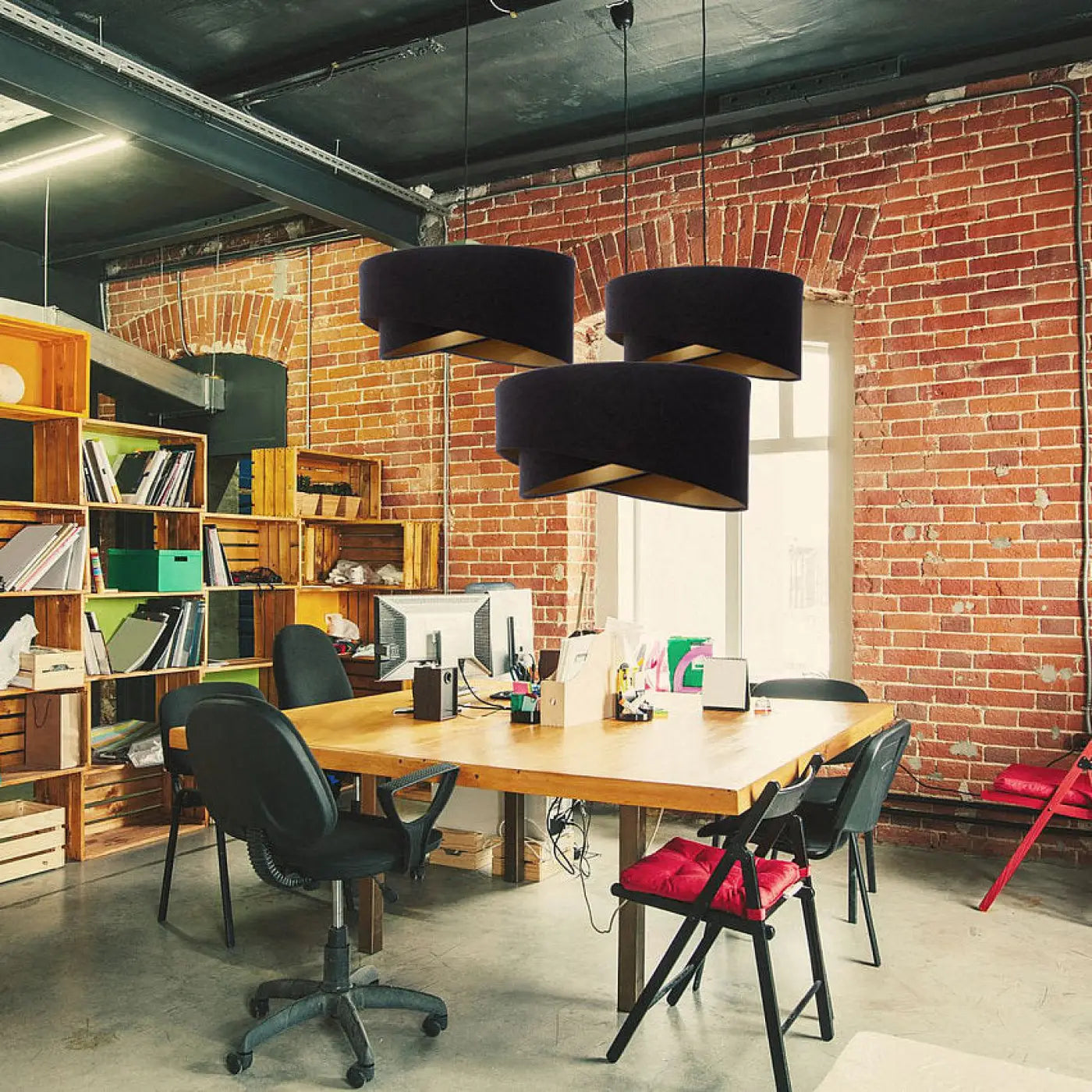 Suspension Luminaire Elegant - Galaxy Auric (Noir)