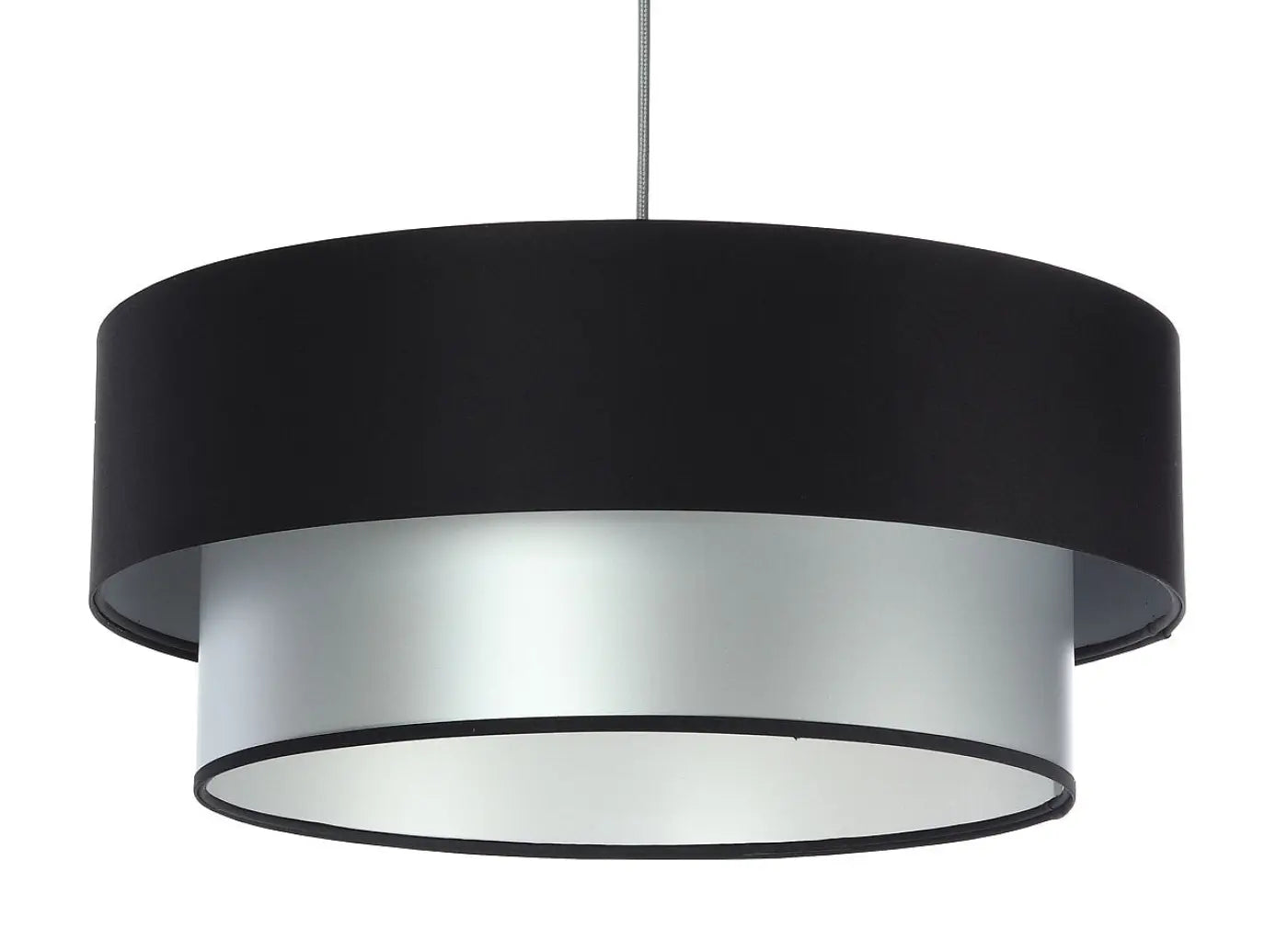 Suspension Luminaire - Duo (Noir/Argent)