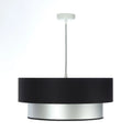 Suspension Luminaire - Duo (Noir/Argent)