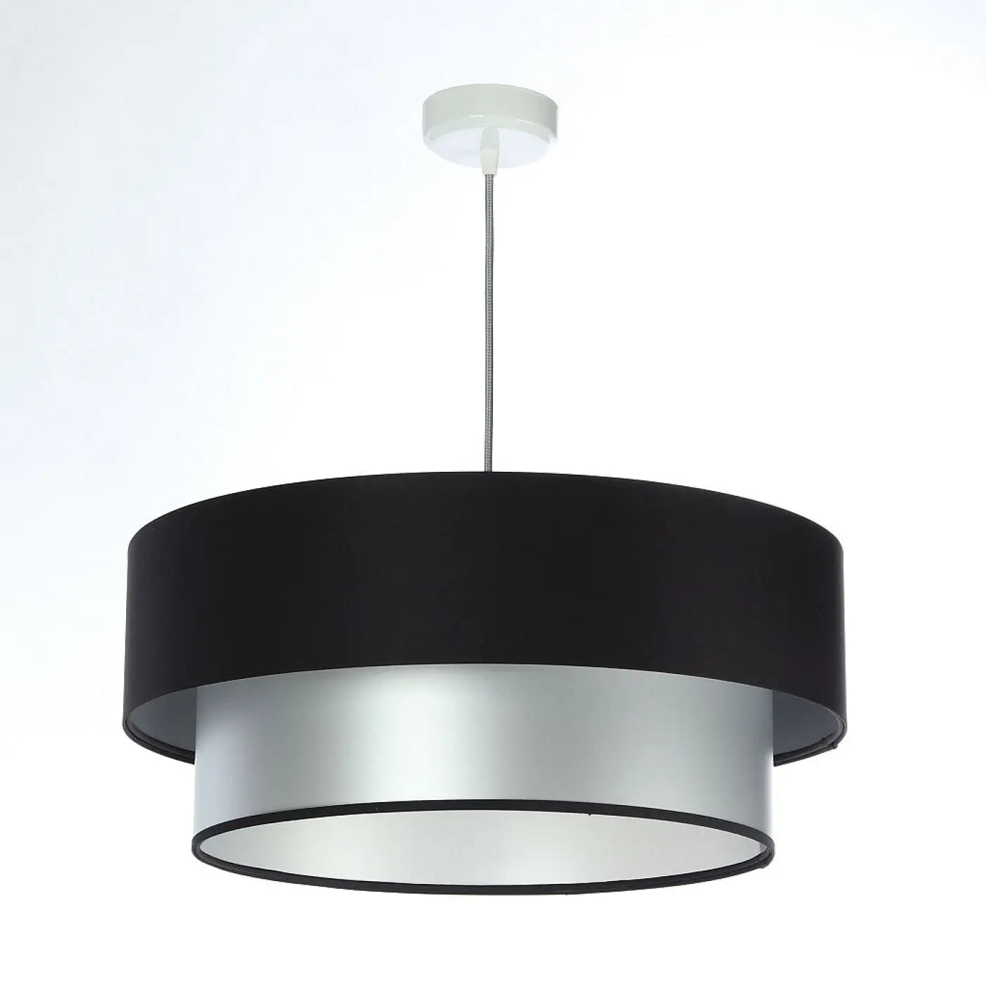 Suspension Luminaire - Duo (Noir/Argent)