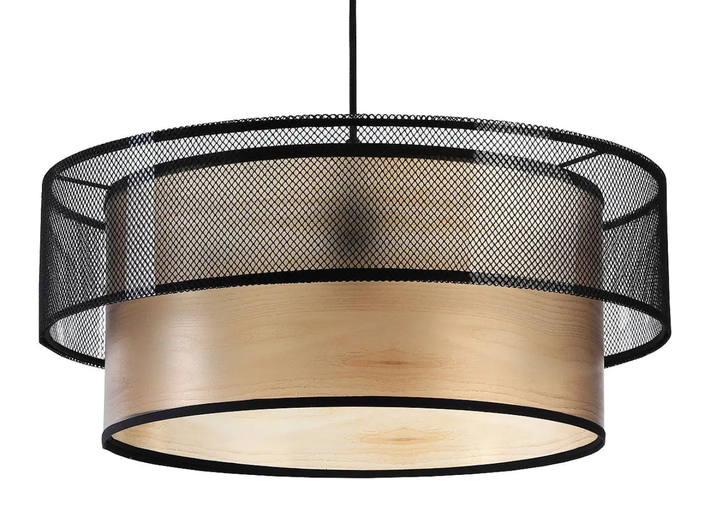 Suspension Luminaire - Duo (Noir/Beige)