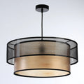 Suspension Luminaire - Duo (Noir/Beige)