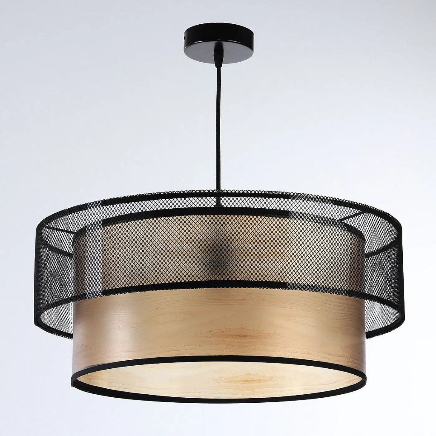 Suspension Luminaire - Duo (Noir/Beige)