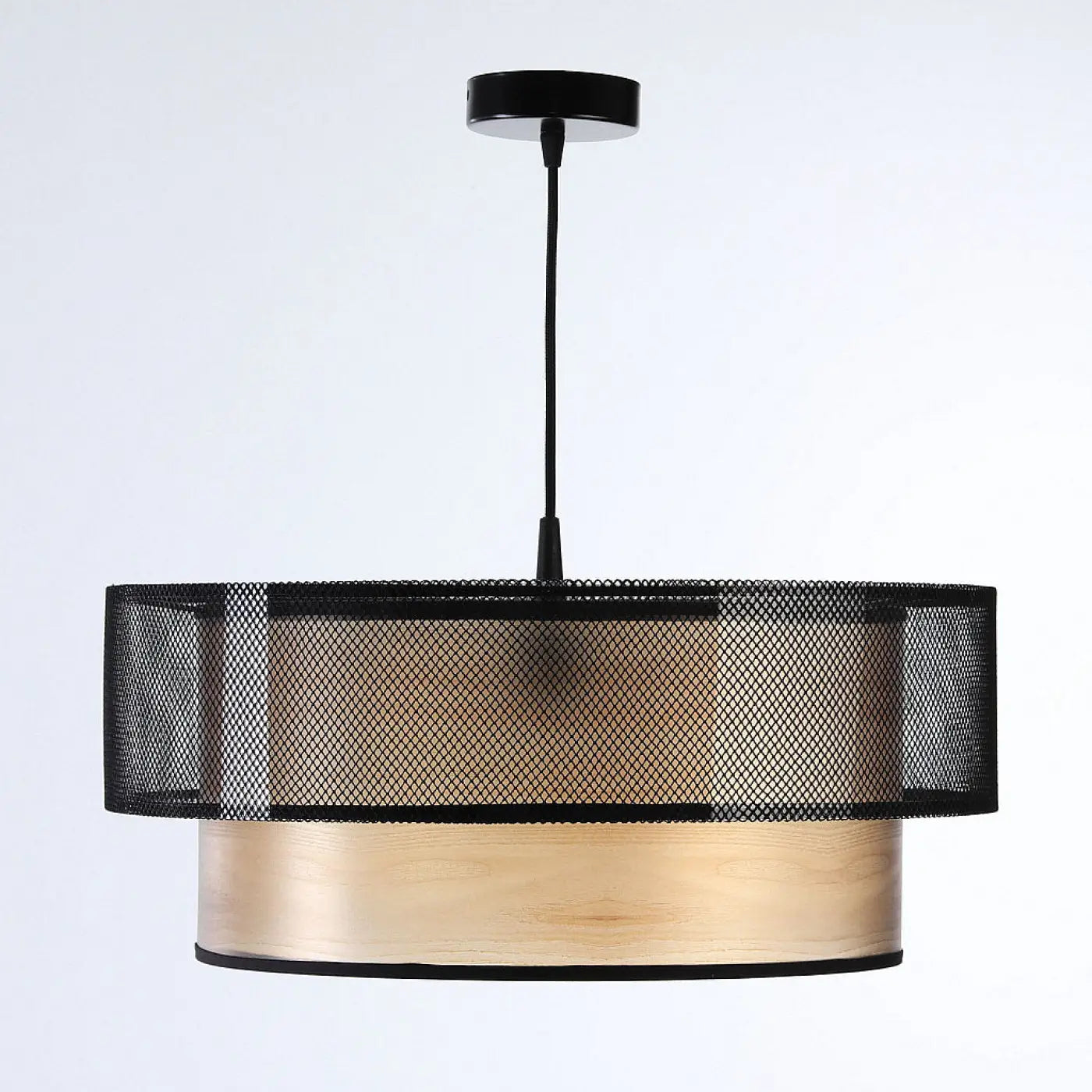 Suspension Luminaire - Duo (Noir/Beige)