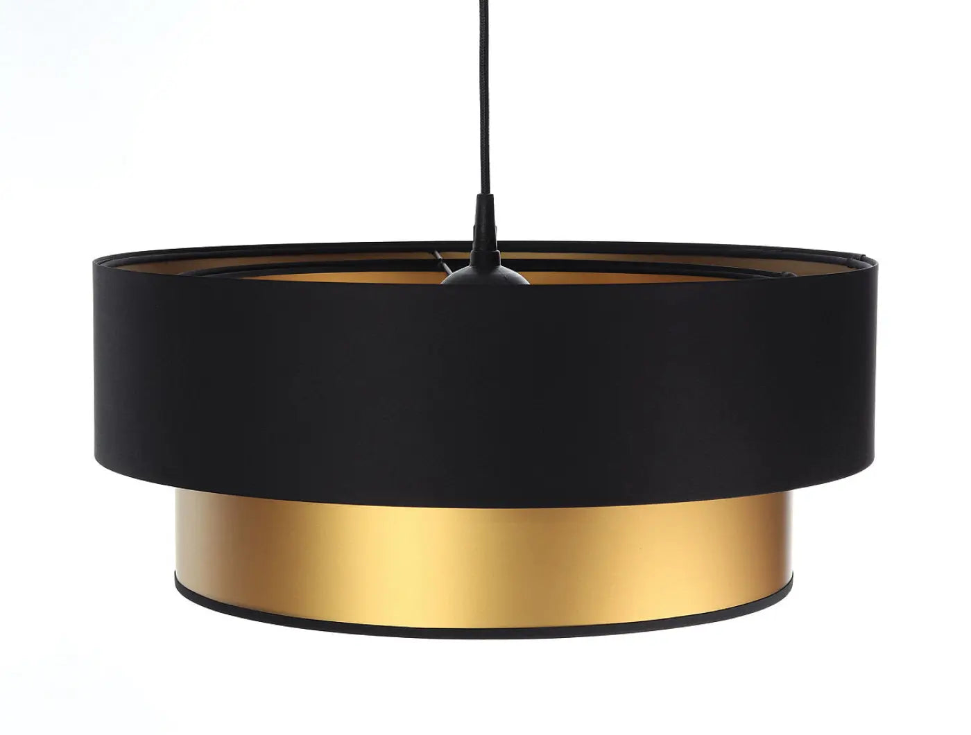 Suspension Luminaire Chic - Duo (Noir/Doré)