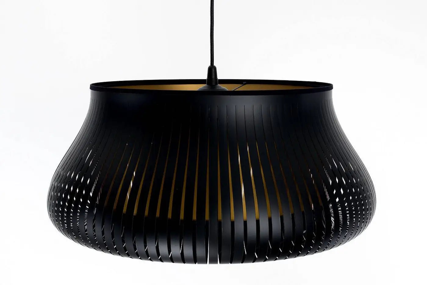 Suspension Luminaire Design - Oblo (Noir/Doré)