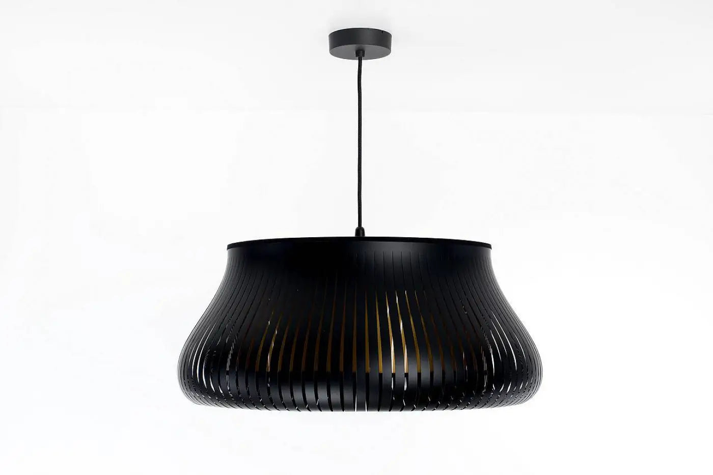 Suspension Luminaire Design - Oblo (Noir/Doré)