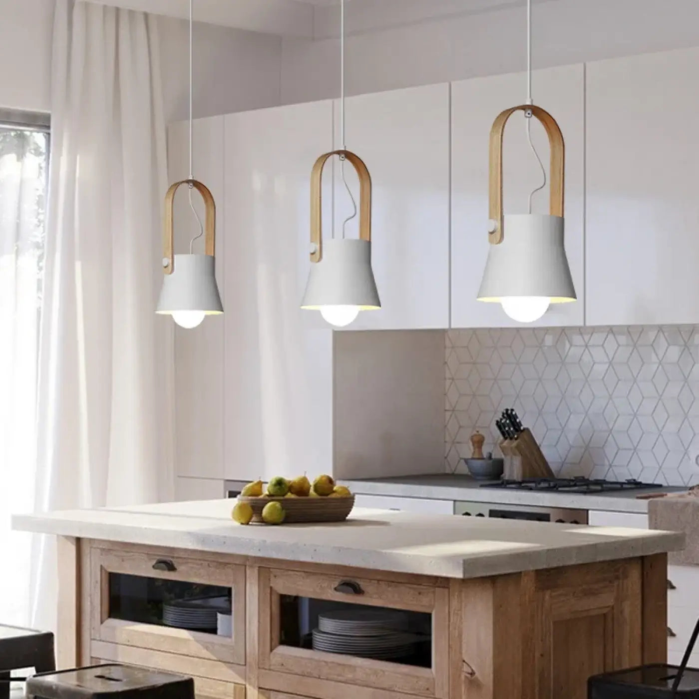 Suspension Luminaire en Bois - Aroni