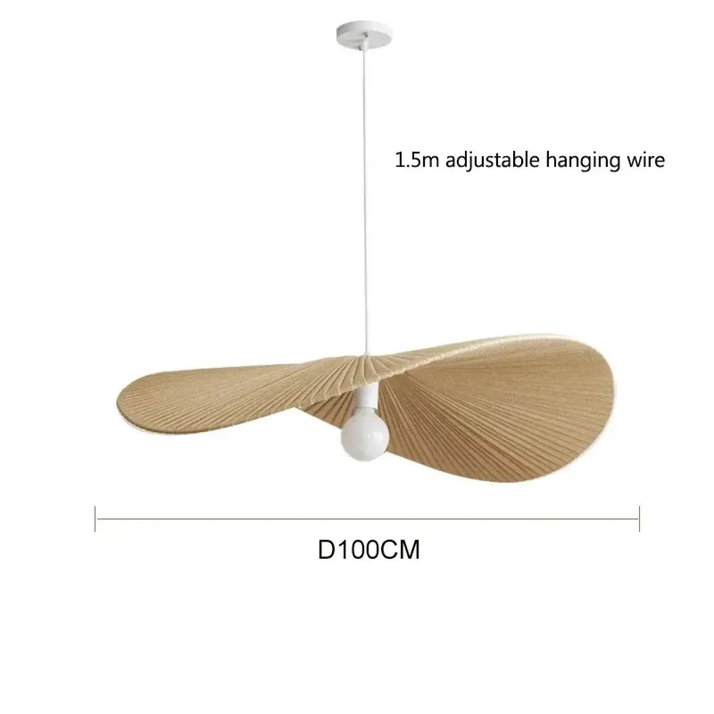 Suspension Luminaire en Bois - Aderete