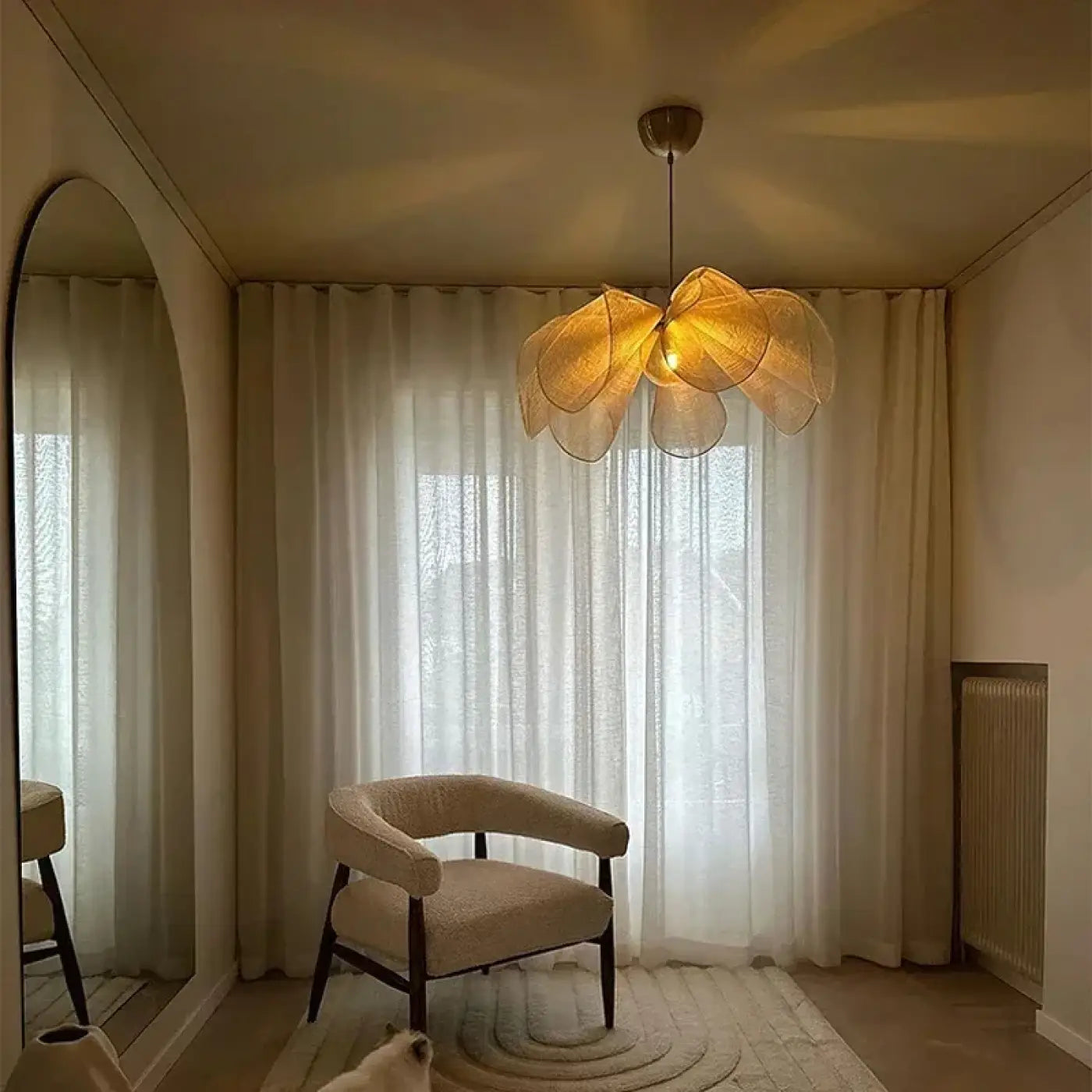Suspension Luminaire Design en Tissu - Seni