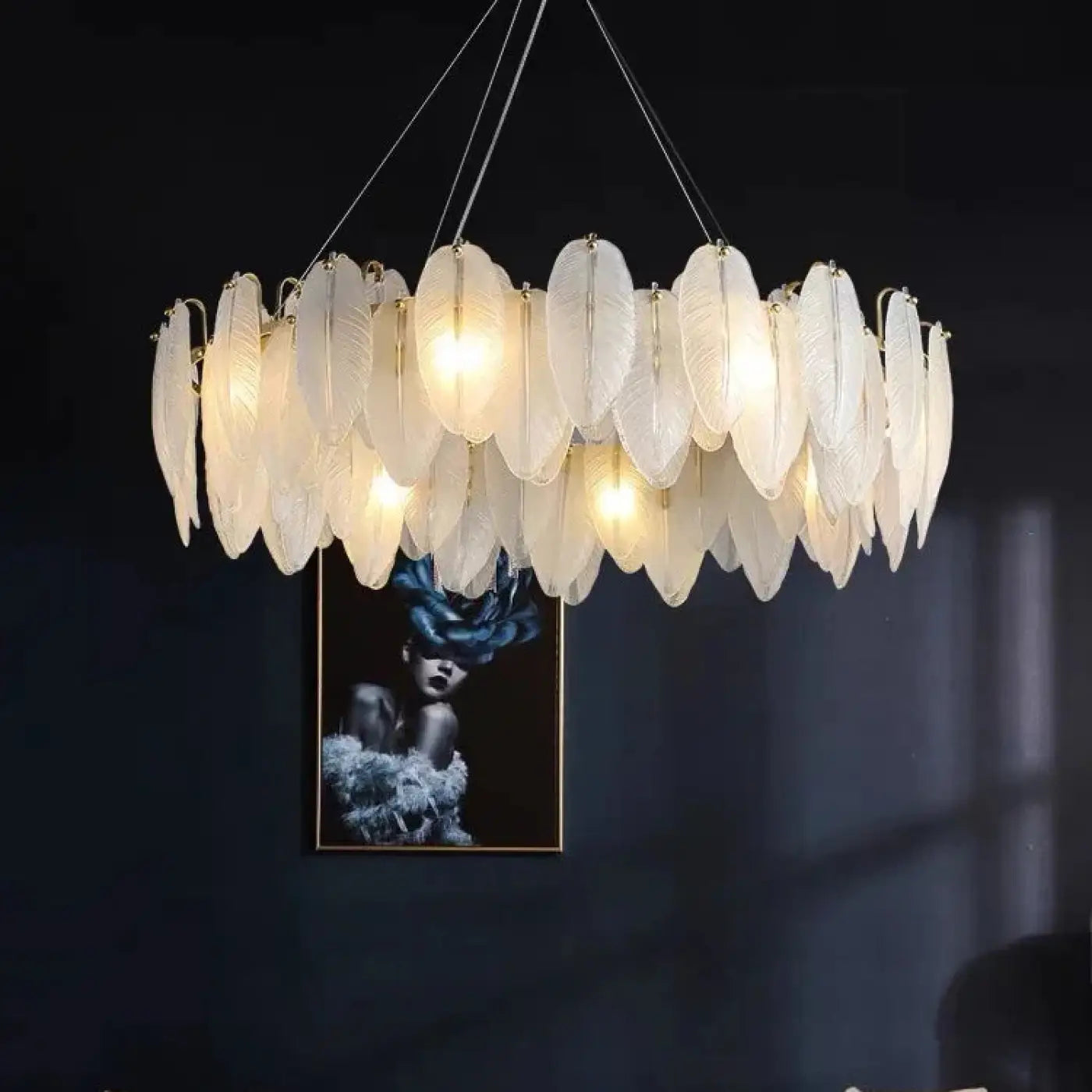 Suspension Luminaire en Verre - Malu