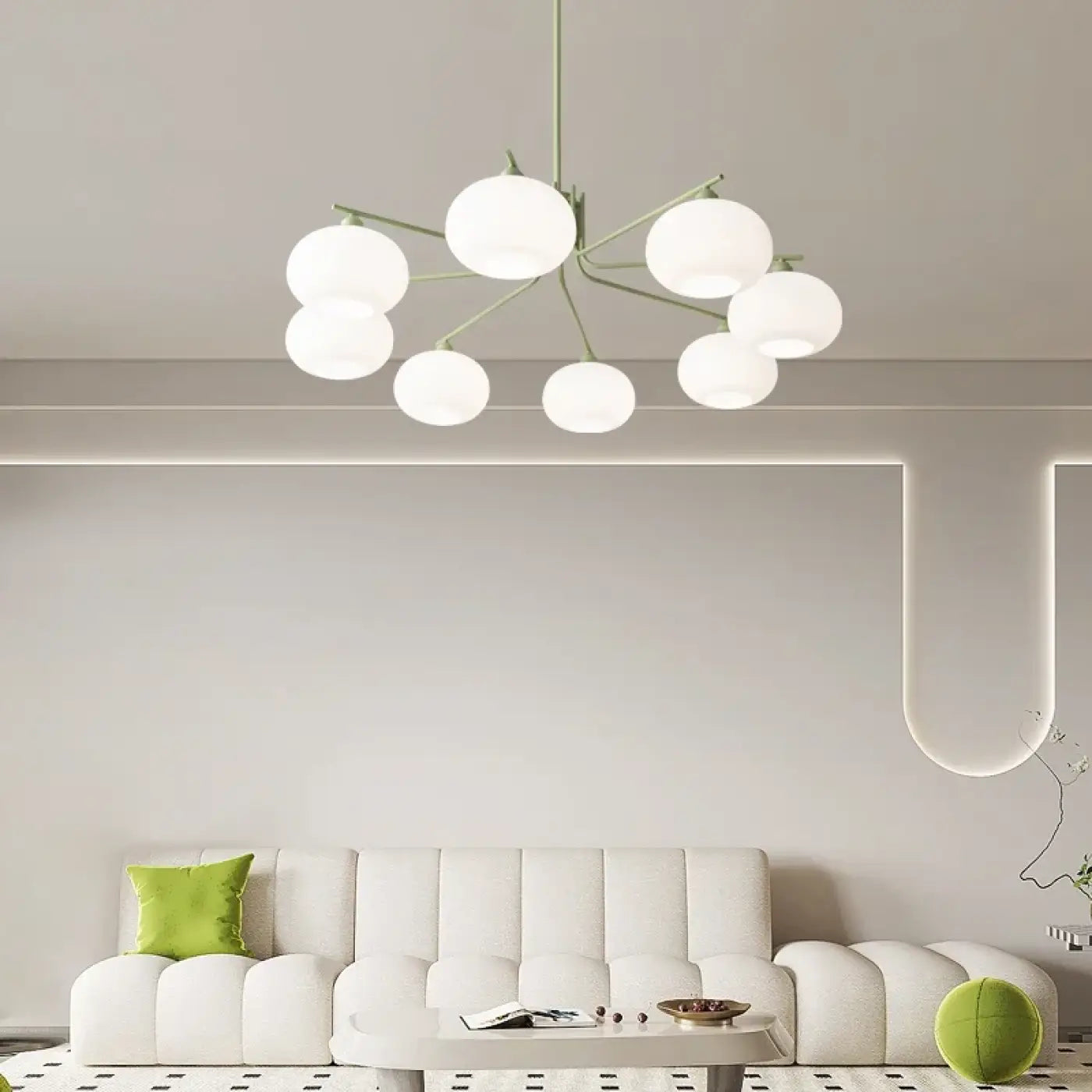 Suspension Luminaire en Verre - Antiki