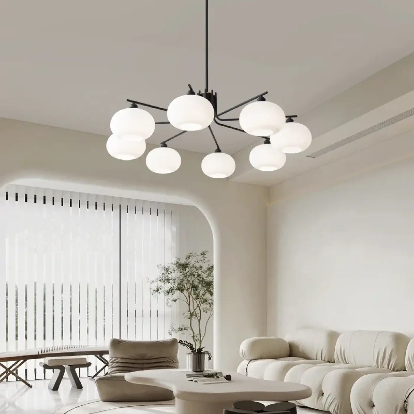 Suspension Luminaire en Verre - Antiki