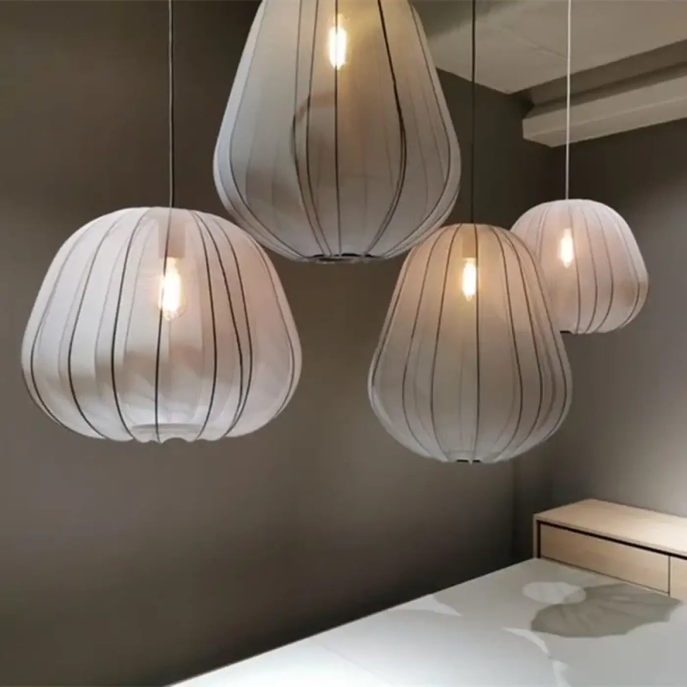 Suspension Luminaire en Verre - Orbes