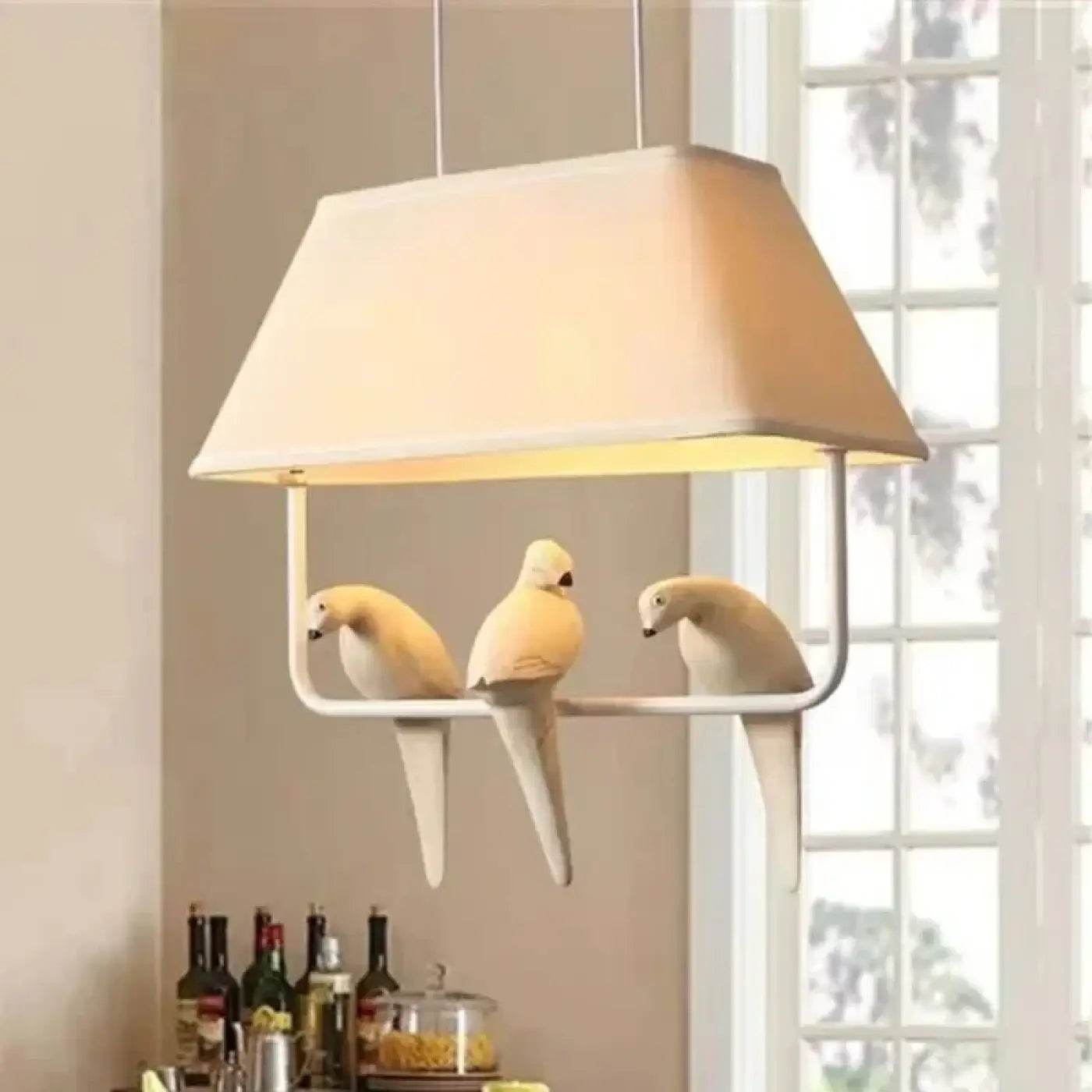 Suspension Luminaire en Tissu - Lumibird