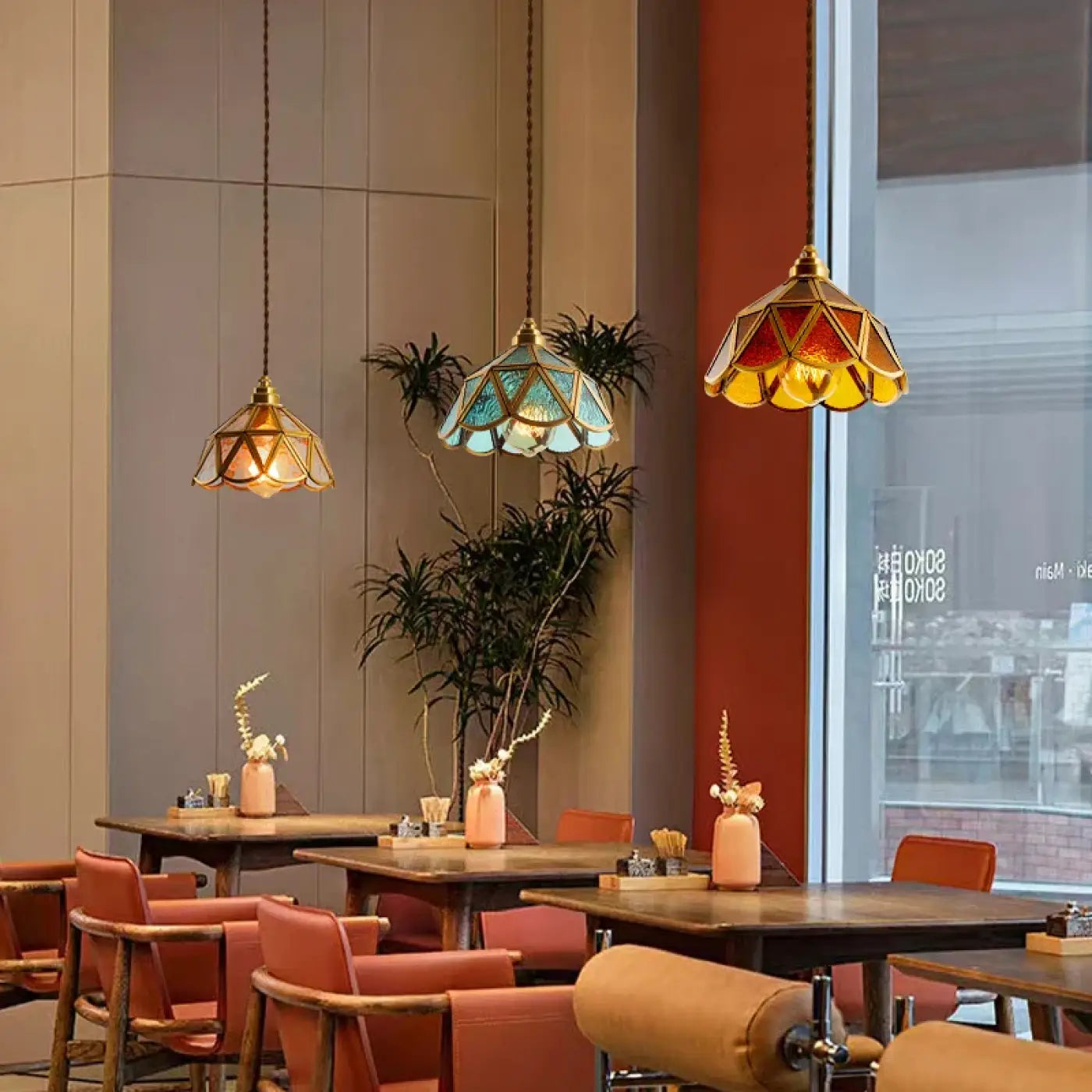 Suspension Luminaire Retro en Verre - Letih