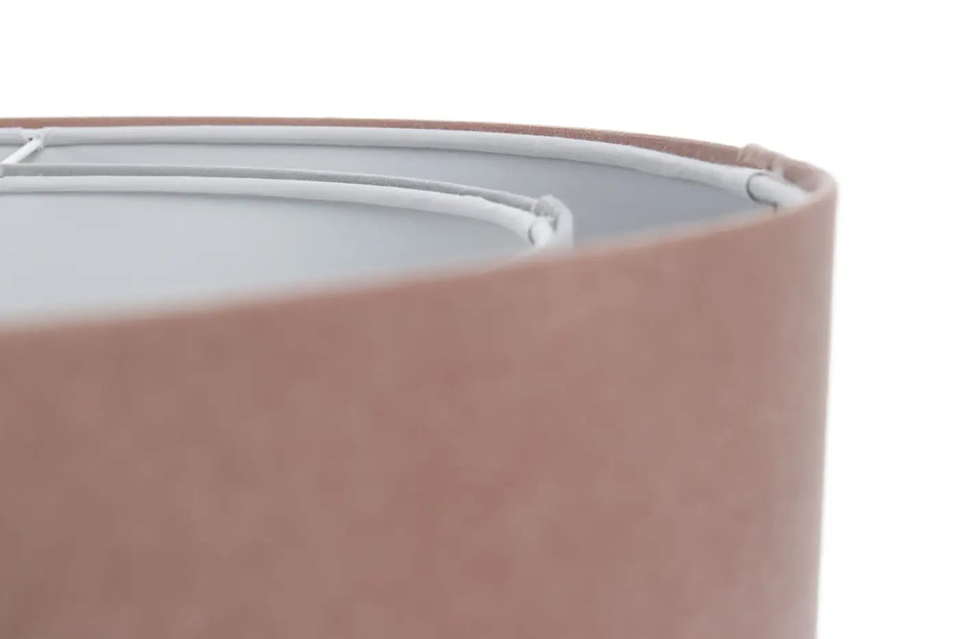 Suspension Luminaire Elegant en Tissu - Duo Jasmin (Rose/Gris/Gris Clair)