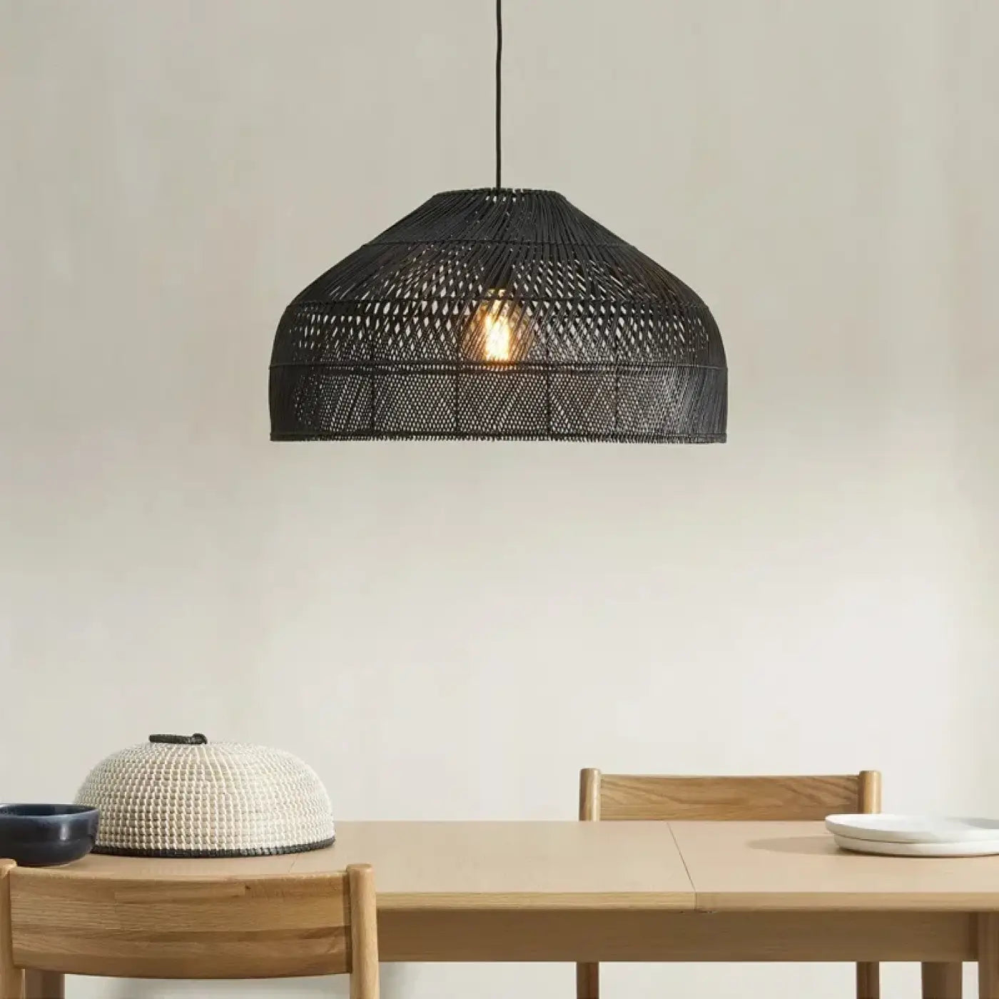 Suspension Luminaire en Rotin - Rona
