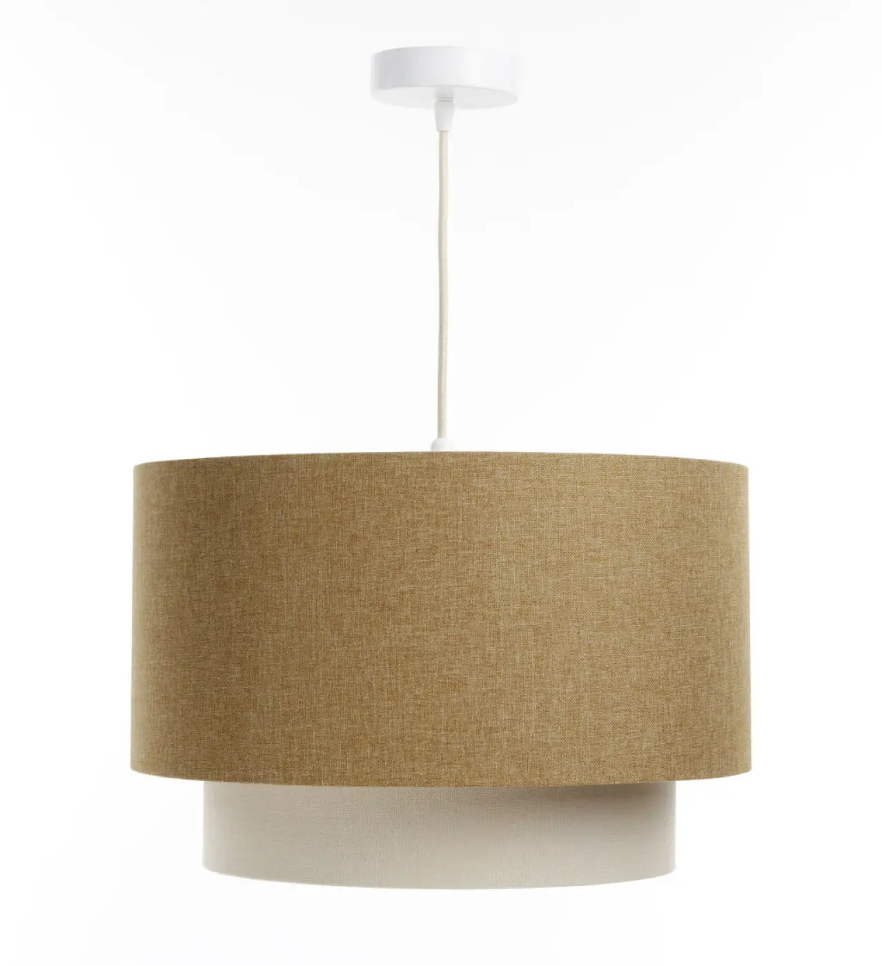 Suspension Luminaire en Rotin - Rattan Diffuser – (Jaune Moutarde/Crème/Ecru)