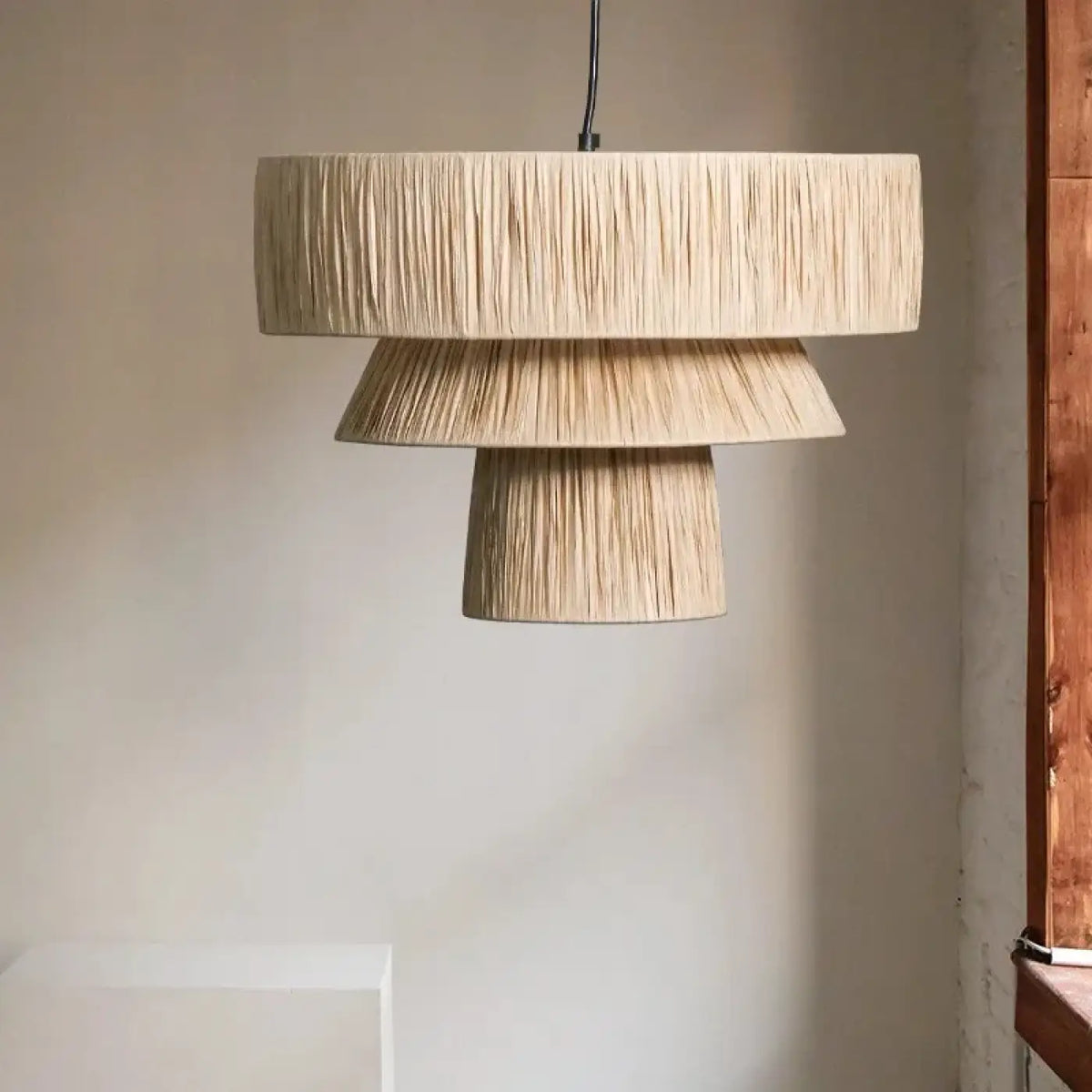 Suspension Luminaire en Rotin - Jane