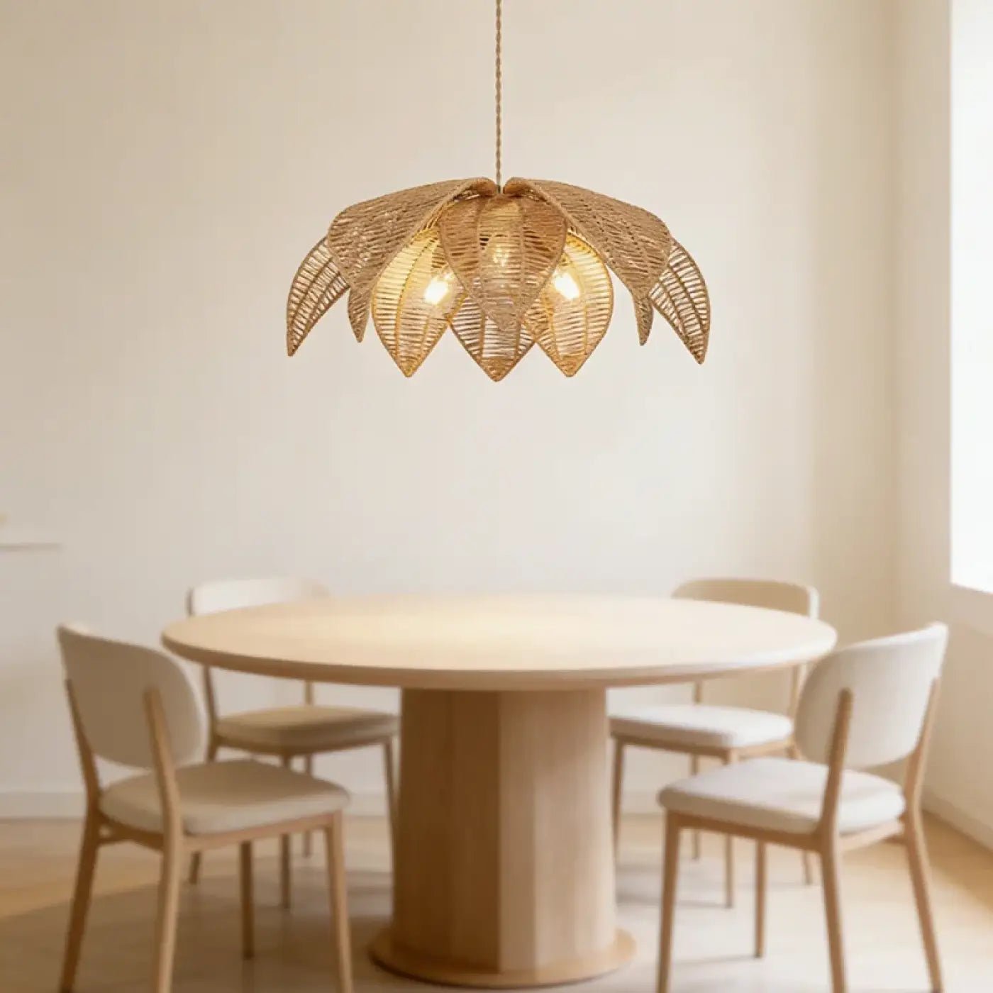 Suspension Luminaire Boheme en Rotin - Jamila