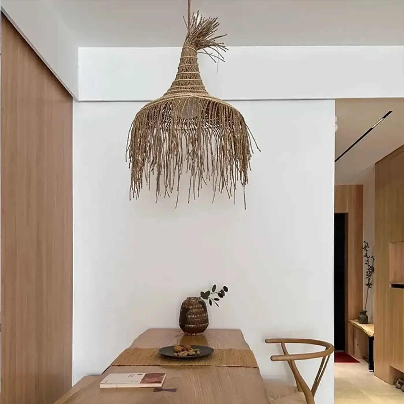 Suspension Luminaire en Rotin - Nani