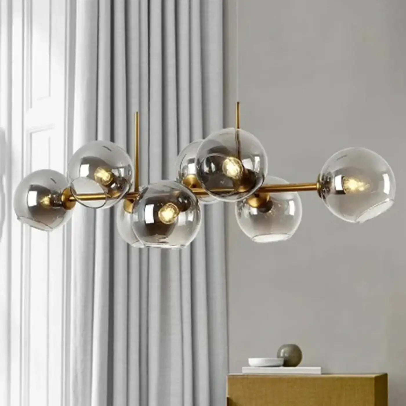 Suspension Luminaire Scandinave en Verre - Dina