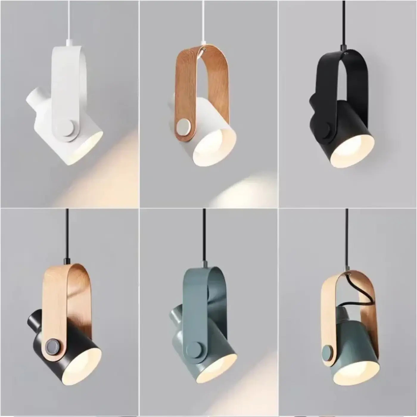 Suspension Luminaire Scandinave en Bois - Talvi