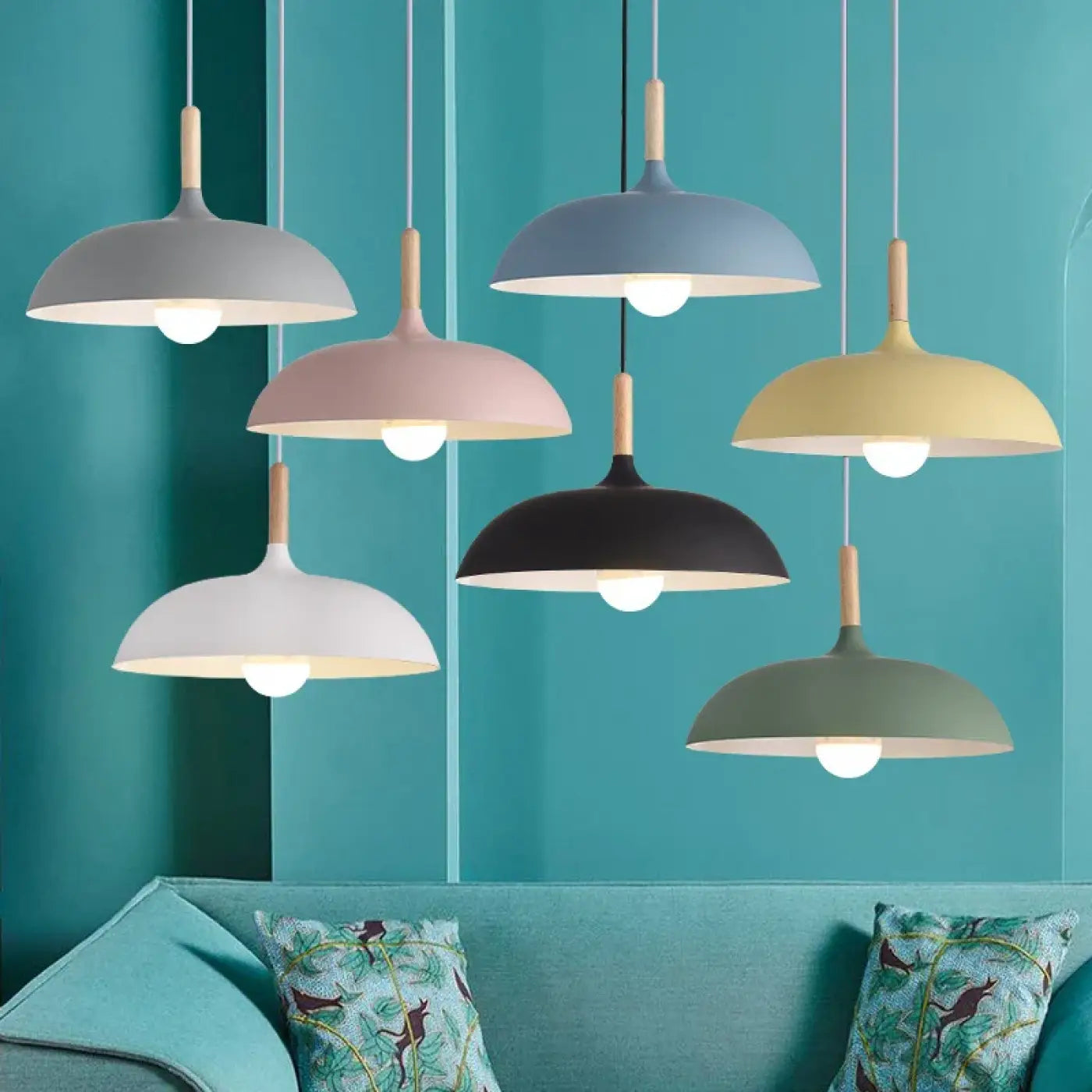 Suspension Luminaire Scandinave en Bois - Cadi
