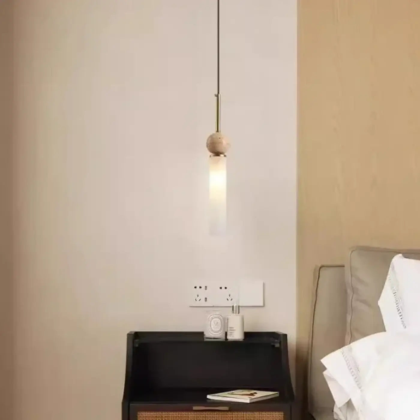 Suspension Luminaire Scandinave en Bois - Alina
