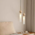 Suspension Luminaire Scandinave en Bois - Alina