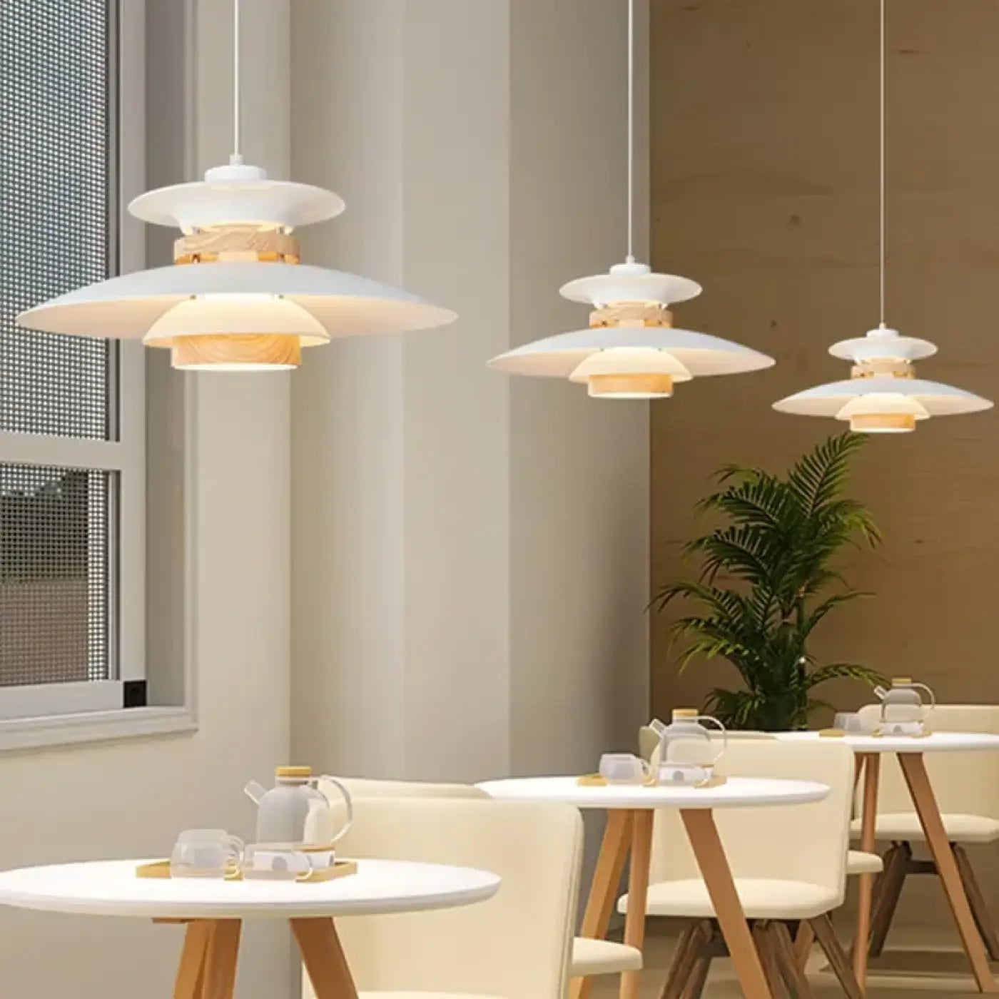 Suspension Luminaire Scandinave en Bois - Stratis