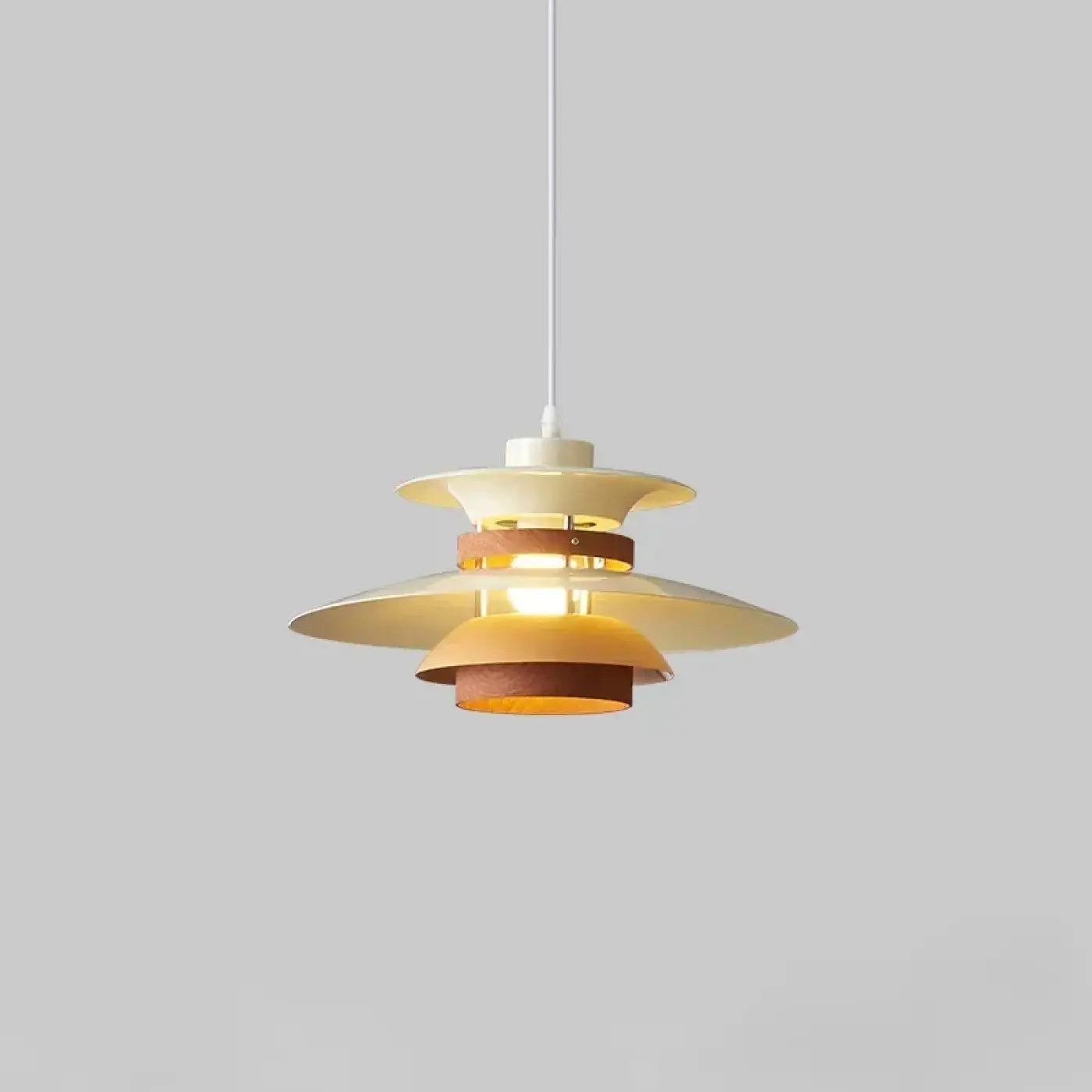 Suspension Luminaire Scandinave en Bois - Stratis