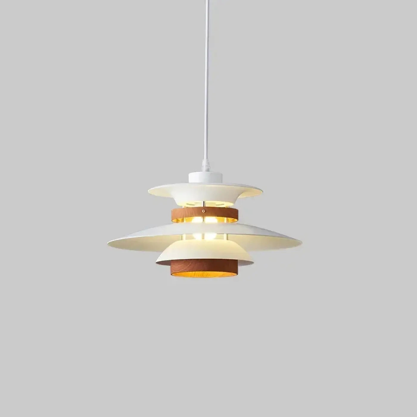 Suspension Luminaire Scandinave en Bois - Stratis