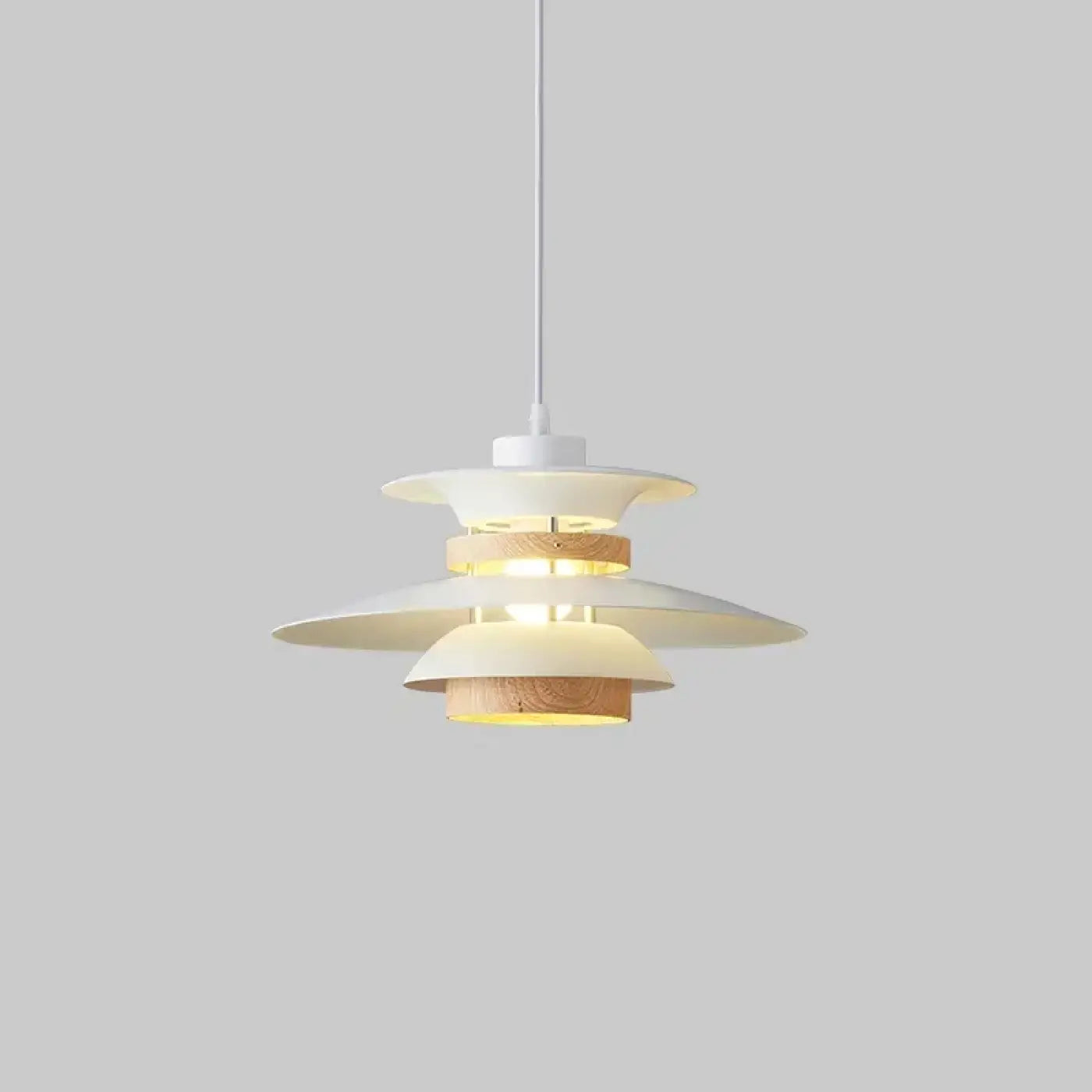 Suspension Luminaire Scandinave en Bois - Stratis